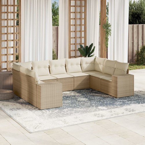 Tlg garten sofagarnitur mit - 9-tlg., garten-sofagarnitur