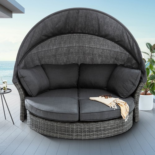 Polyrattan garten sonneninsel - polyrattan,