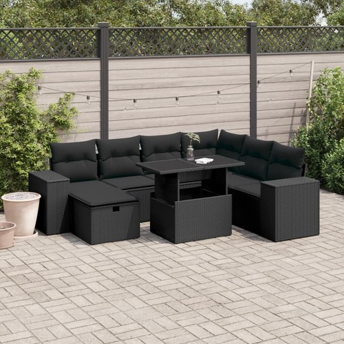 Tlg garten sofagarnitur mit - 8-tlg., garten-sofagarnitur