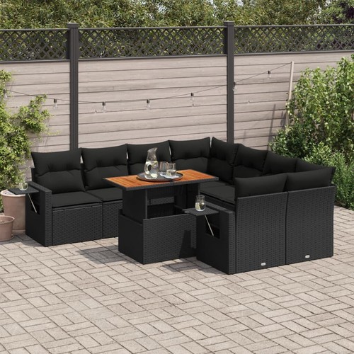 Tlg garten sofagarnitur mit - 9-tlg., garten-sofagarnitur