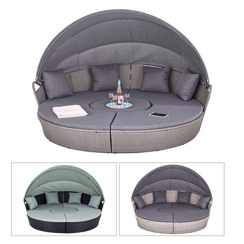 Poly rattan sonneninsel - rattan,